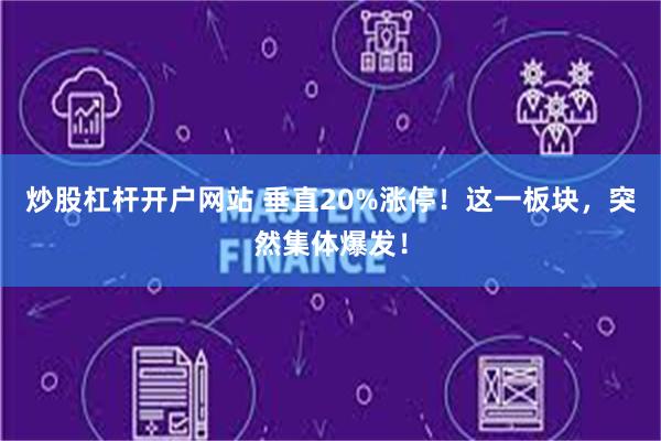 炒股杠杆开户网站 垂直20%涨停!这一板块,突然集体爆发!